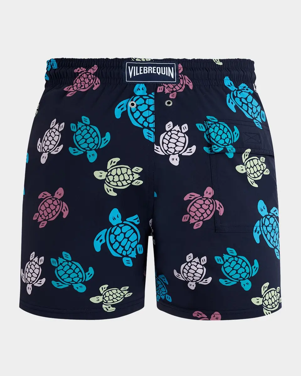 Vilebrequin Men's Multicolor Turtle Swim Trunks | Thumbnail 4