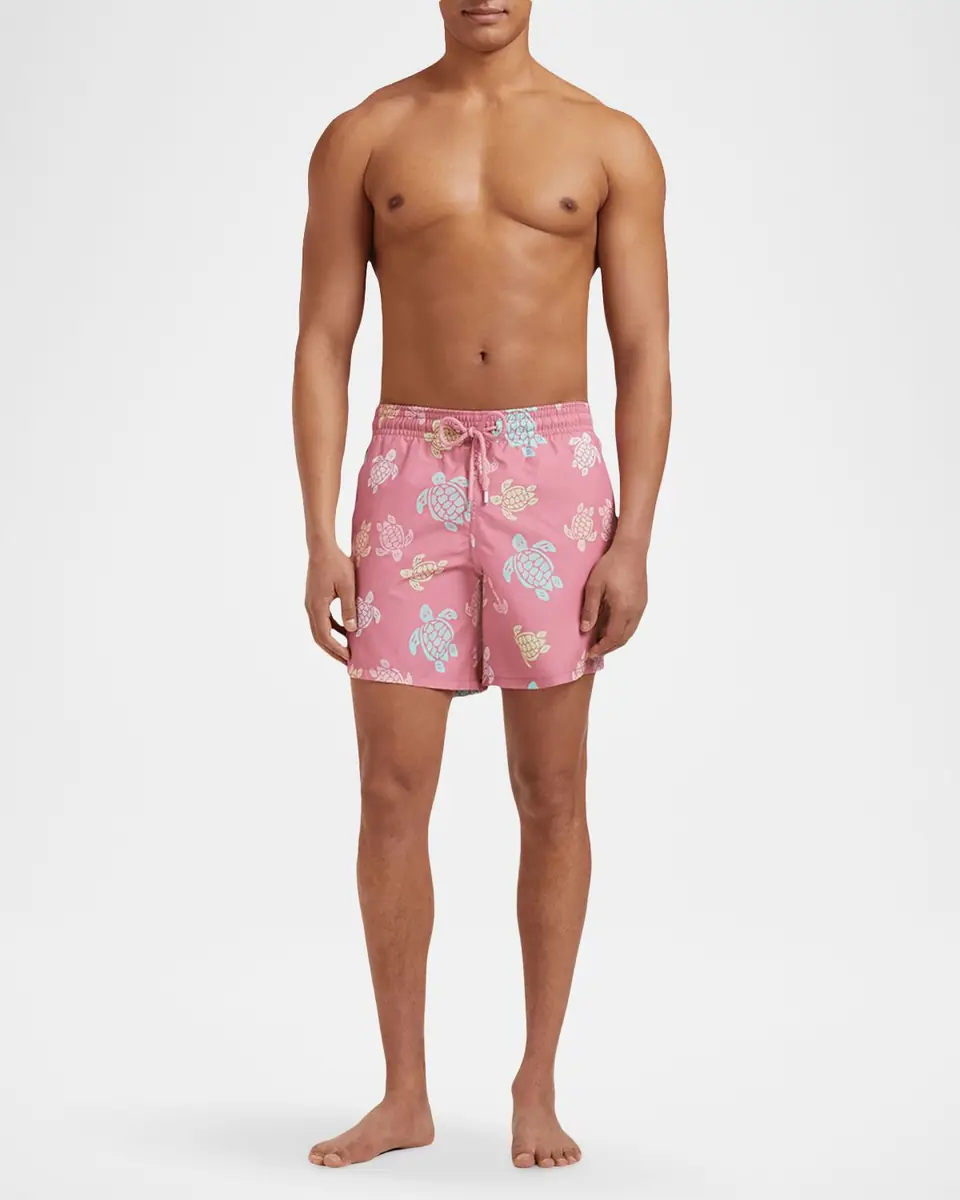 Vilebrequin Men's Multicolor Turtle Swim Trunks | Thumbnail 2