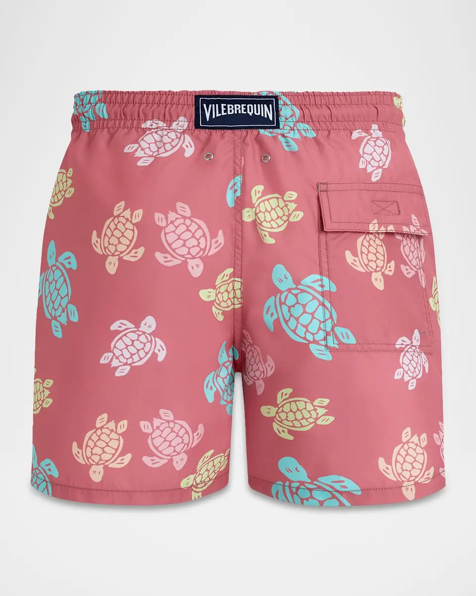 Vilebrequin Men's Multicolor Turtle Swim Trunks | Thumbnail 4