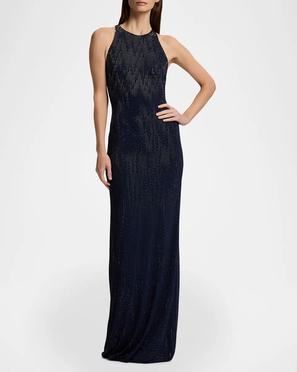 Ralph Lauren Collection Claeton Embellished Jersey Evening Dress | Thumbnail 3 Ralph Lauren Collection Claeton Embellished Jersey Evening Dress | Thumbnail 3