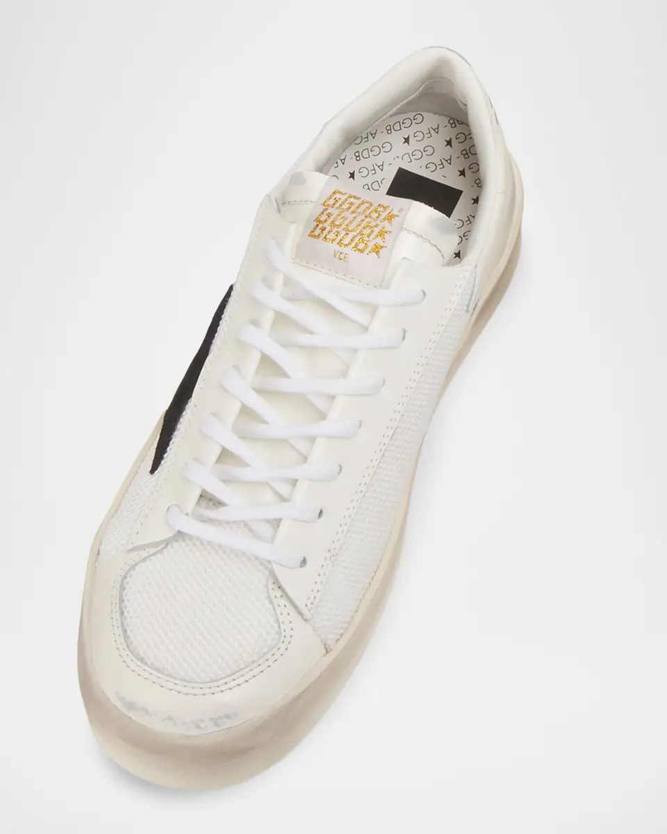 Golden Goose Men's Stardan Mesh & Leather Low-Top Sneakers | Thumbnail 5