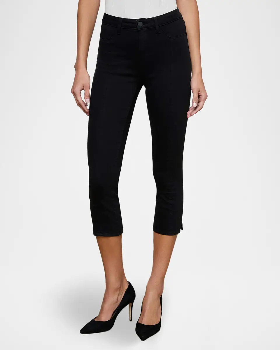 L'Agence Fiora High-Rise Pedal Pusher Capri Jeans | Thumbnail 2