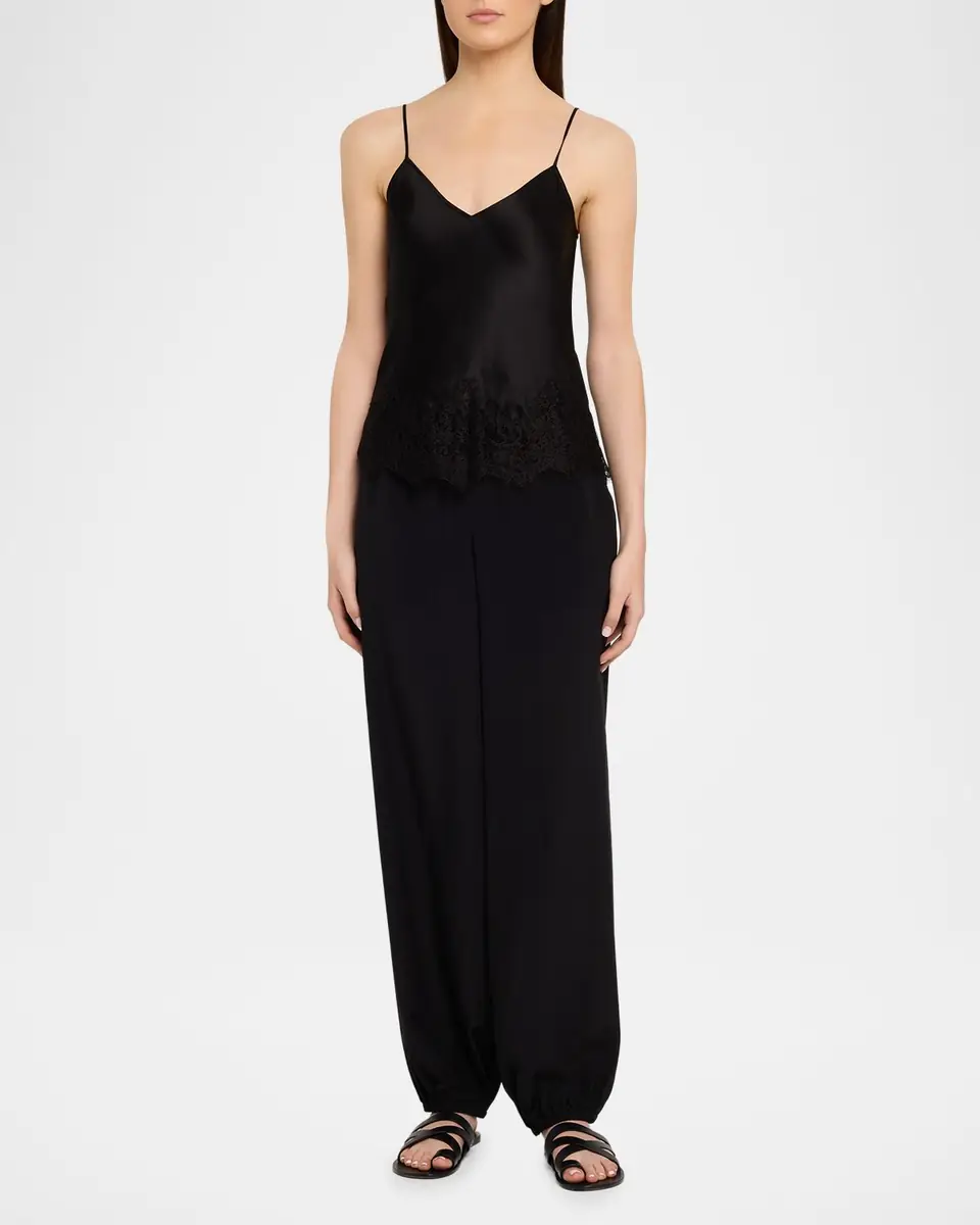 Nili Lotan Nadine Lace Silk Cami Top | Thumbnail 2 Nili Lotan Nadine Lace Silk Cami Top | Thumbnail 2