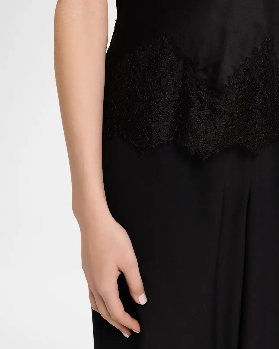 Nili Lotan Nadine Lace Silk Cami Top | Thumbnail 5 Nili Lotan Nadine Lace Silk Cami Top | Thumbnail 5