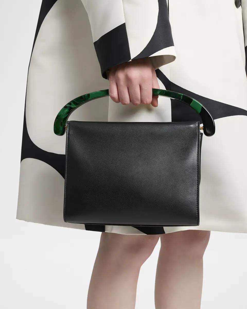 Dries Van Noten Leather Resin Top-Handle Bag | Thumbnail 2