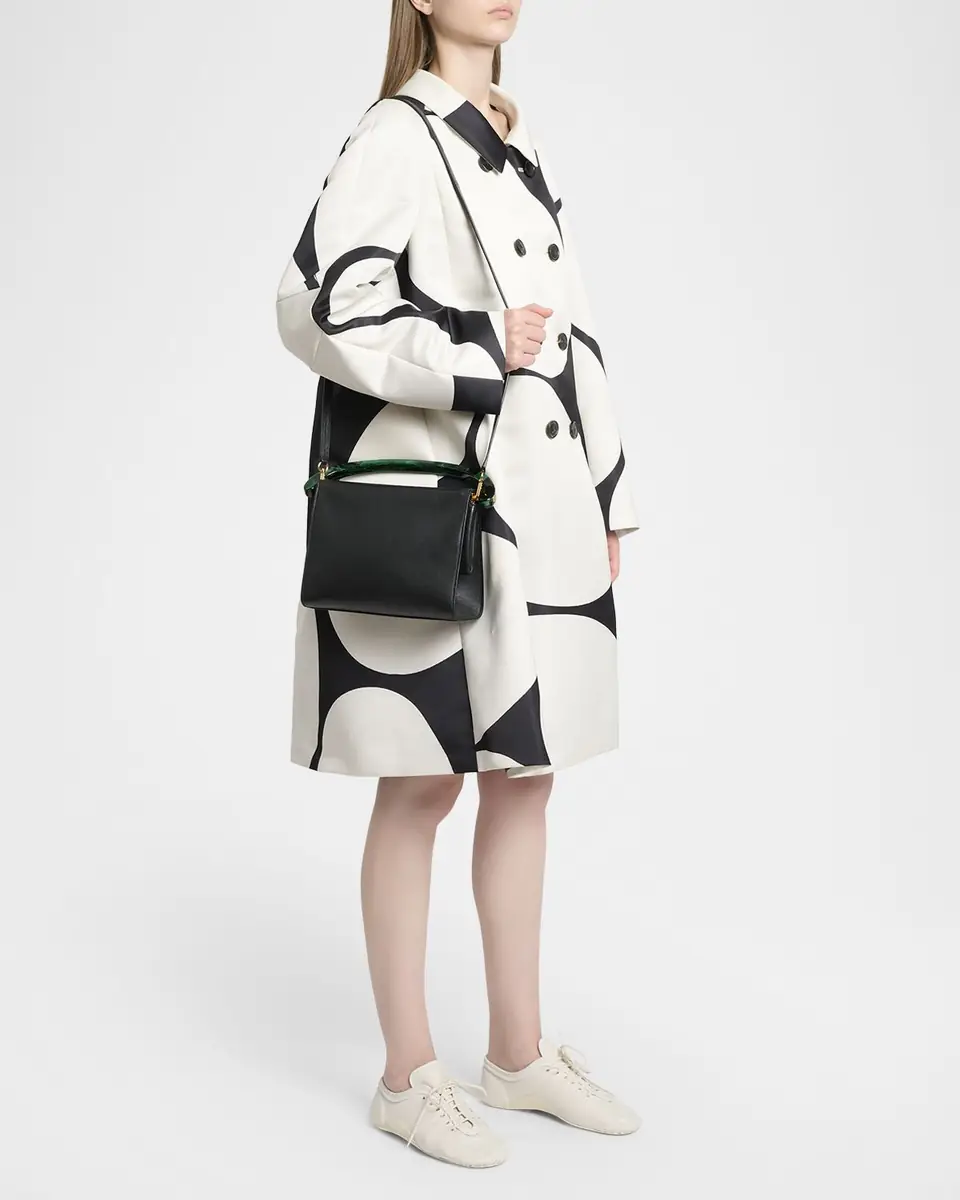 Dries Van Noten Leather Resin Top-Handle Bag | Thumbnail 5