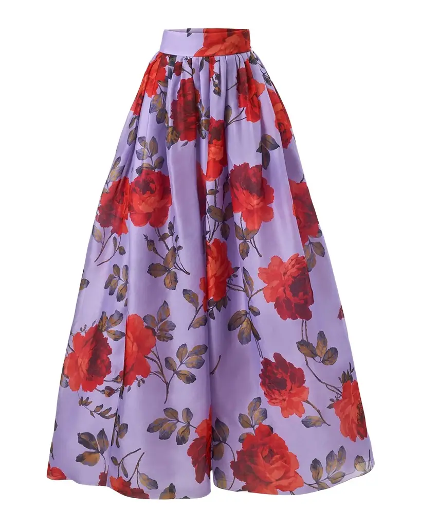 Carolina Herrera Rose Silk Organza Ball Skirt | Image 1 Carolina Herrera Rose Silk Organza Ball Skirt | Image 1