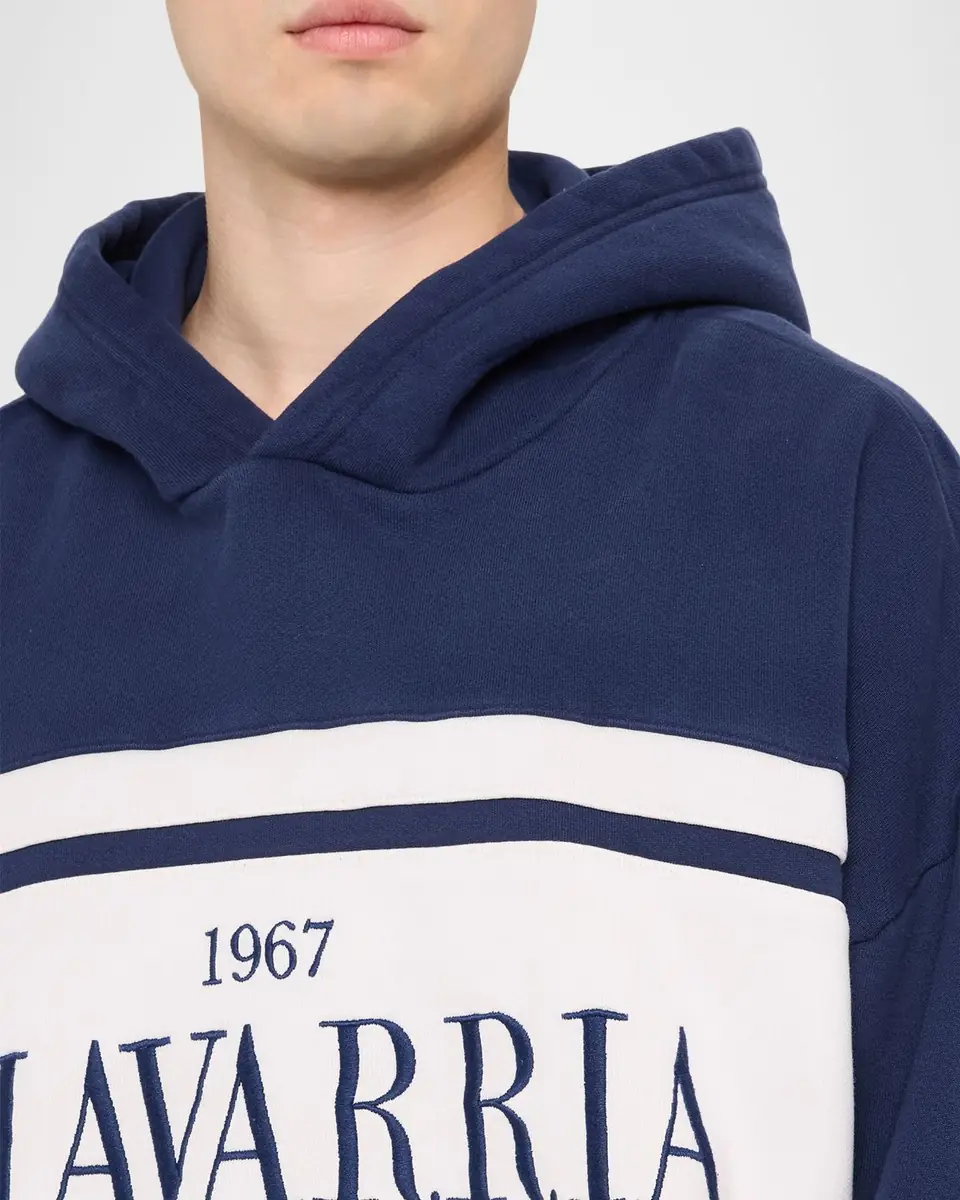 Willy Chavarria Men's Chavarria Stripe Oversized Hoodie | Thumbnail 5 Willy Chavarria Men's Chavarria Stripe Oversized Hoodie | Thumbnail 5
