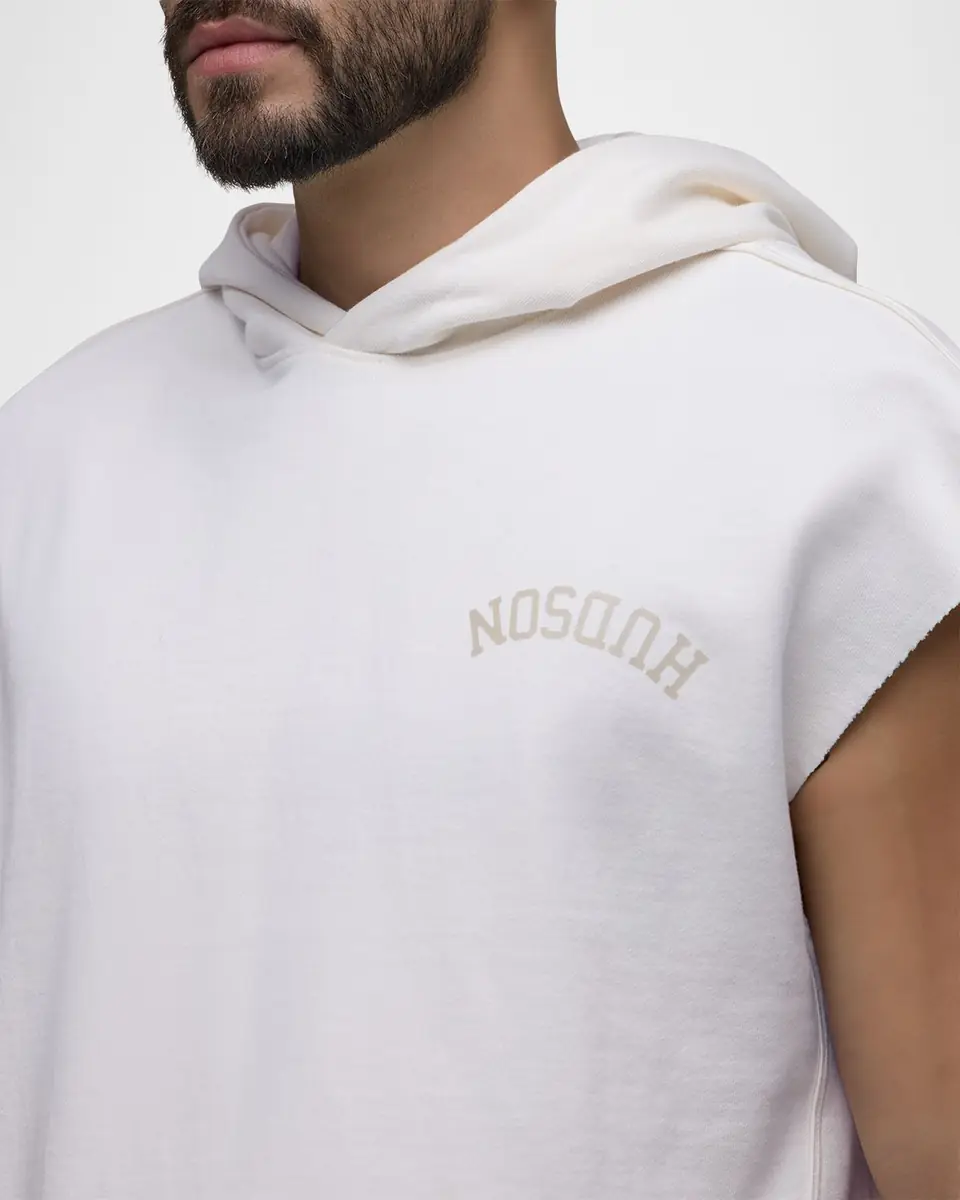 Hudson Men's Viper Cotton Logo Sleeveless Hoodie | Thumbnail 5