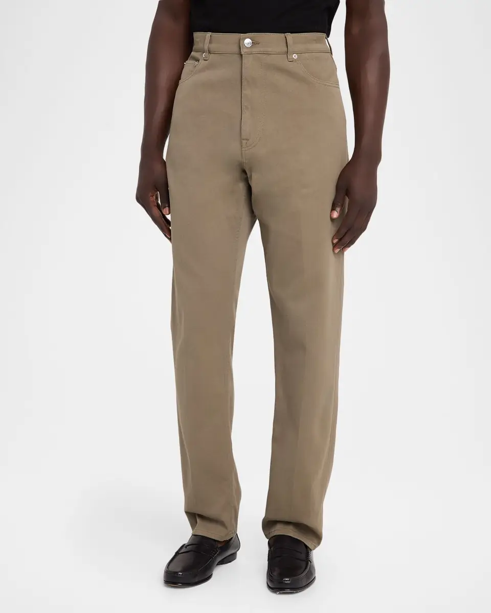 dunhill Men's Cotton Twill Straight Leg Five-Pocket Pants | Thumbnail 4 dunhill Men's Cotton Twill Straight Leg Five-Pocket Pants | Thumbnail 4