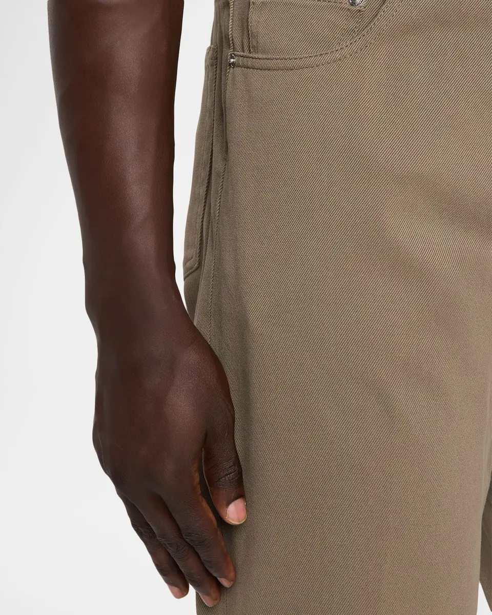 dunhill Men's Cotton Twill Straight Leg Five-Pocket Pants | Thumbnail 5 dunhill Men's Cotton Twill Straight Leg Five-Pocket Pants | Thumbnail 5