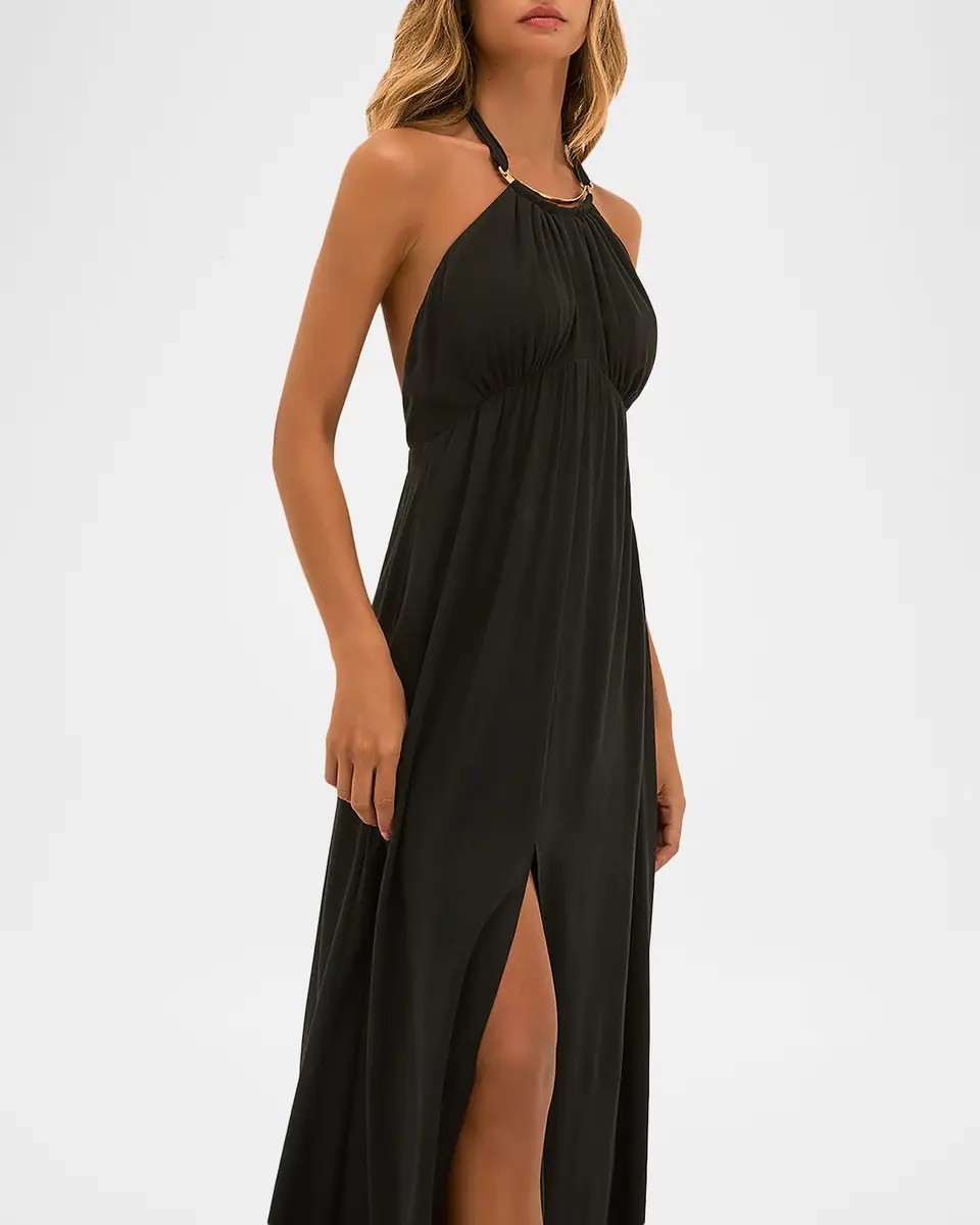 ViX Joy Long Halter Dress Coverup | Thumbnail 4