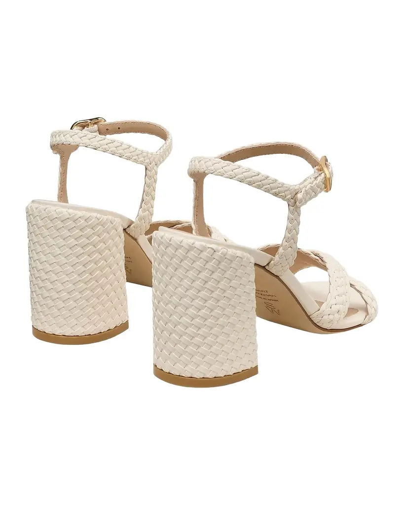 Stuart Weitzman 85mm Alyssa Woven Leather Ankle-Strap Sandals | Image 1 Stuart Weitzman 85mm Alyssa Woven Leather Ankle-Strap Sandals | Image 1