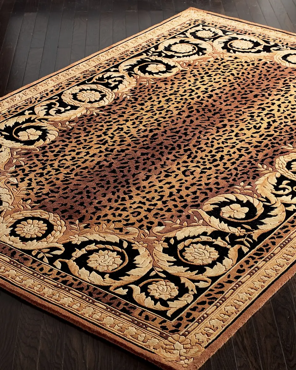 Safavieh Roman Leopard Rug | Image 1 Safavieh Roman Leopard Rug | Image 1
