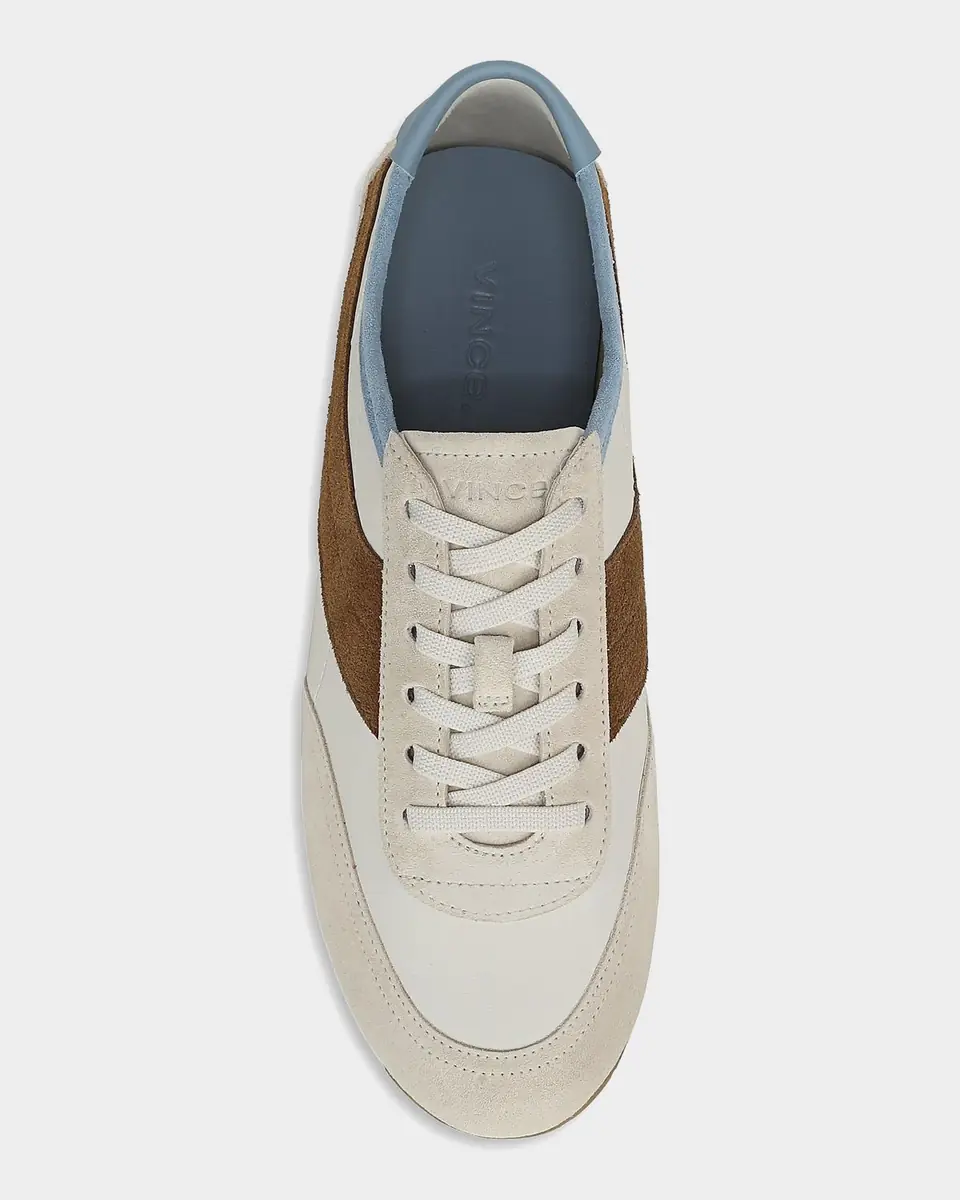 Vince LA Runner Suede and Leather Runner Sneakers | Thumbnail 3