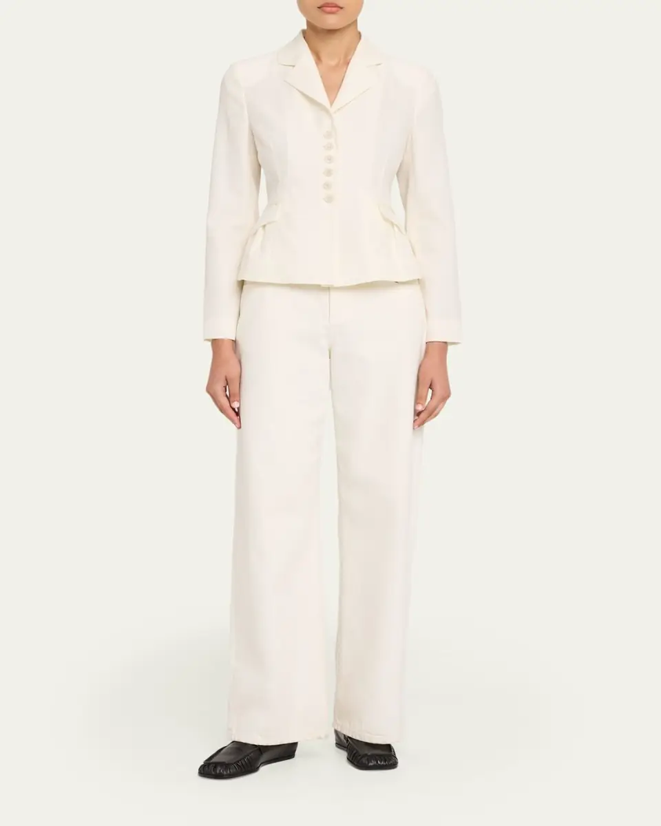 RÙADH The Blair Slim Wool-Silk Jacket | Thumbnail 2 RÙADH The Blair Slim Wool-Silk Jacket | Thumbnail 2