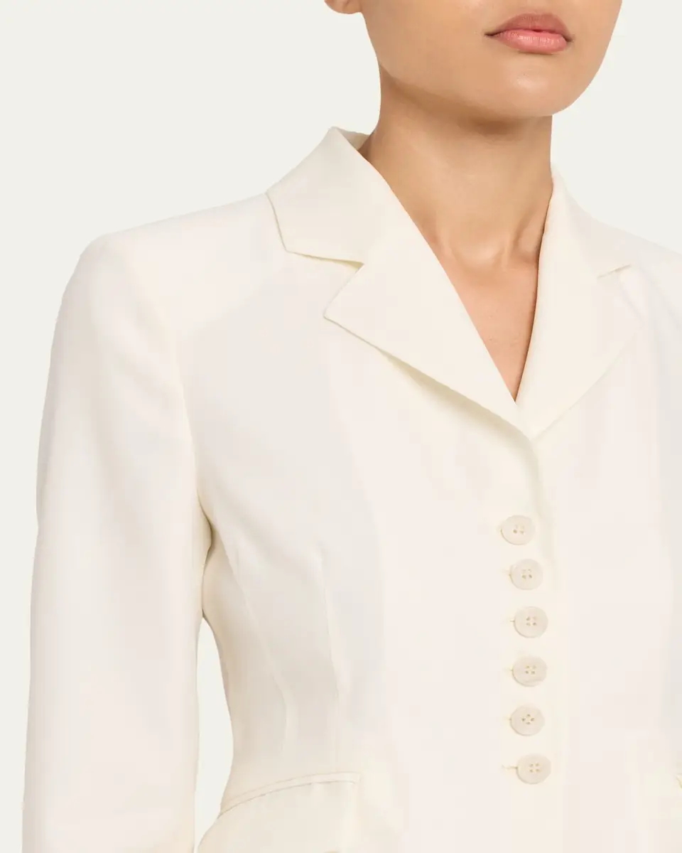 RÙADH The Blair Slim Wool-Silk Jacket | Thumbnail 5 RÙADH The Blair Slim Wool-Silk Jacket | Thumbnail 5