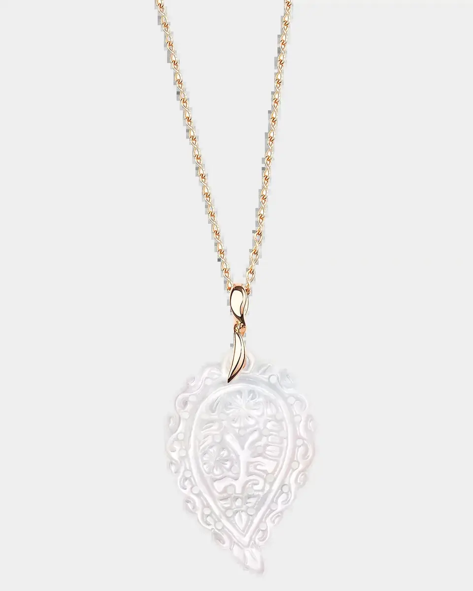 Tamara Comolli 18K Rose Gold Mother-of-Pearl India Medium Pendant | Thumbnail 2 Tamara Comolli 18K Rose Gold Mother-of-Pearl India Medium Pendant | Thumbnail 2