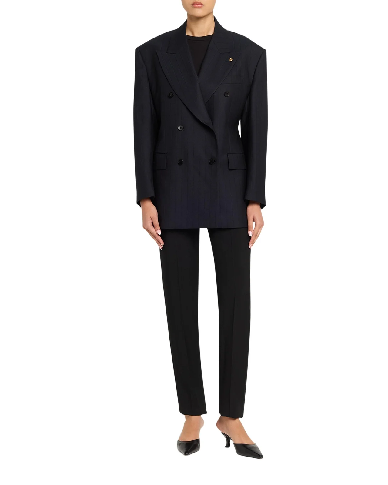 Oversized Double-Breasted Blazer Oversized Double-Breasted Blazer