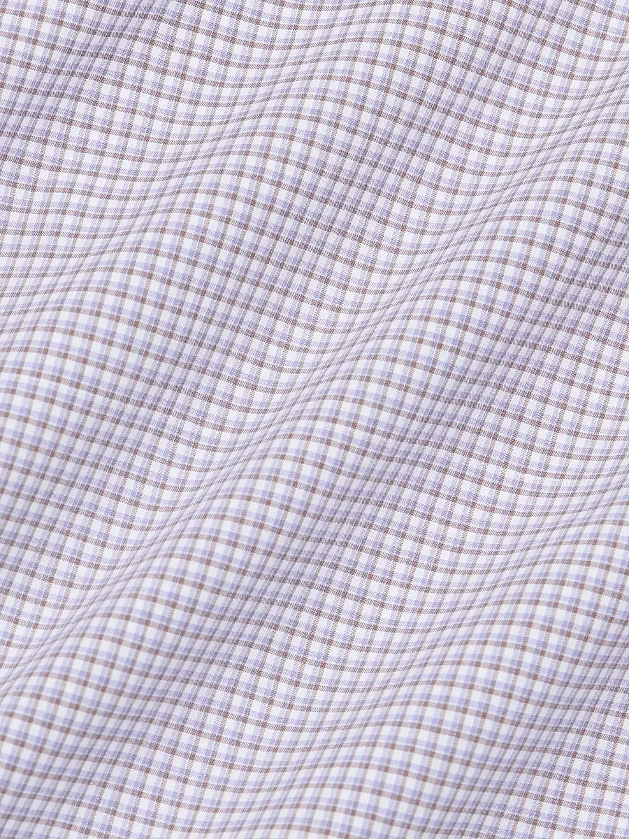 Canali Men's Micro Checked Cotton Sport Shirt | Thumbnail 7 Canali Men's Micro Checked Cotton Sport Shirt | Thumbnail 7