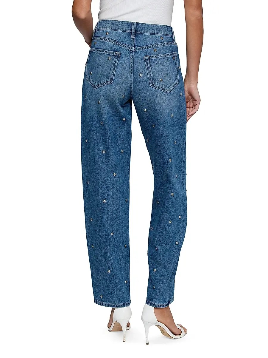 L'Agence Women's Bex Studded Rodeo Jeans | Thumbnail 5 L'Agence Women's Bex Studded Rodeo Jeans | Thumbnail 5