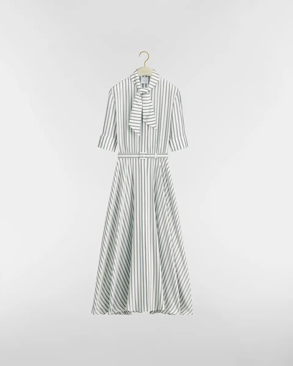 Dior Mid-Length Belted Dress | Thumbnail 2 Dior Mid-Length Belted Dress | Thumbnail 2