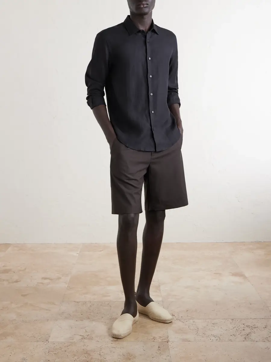 Orlebar Brown Giles Linen Shirt - Men | Thumbnail 2 Orlebar Brown Giles Linen Shirt - Men | Thumbnail 2
