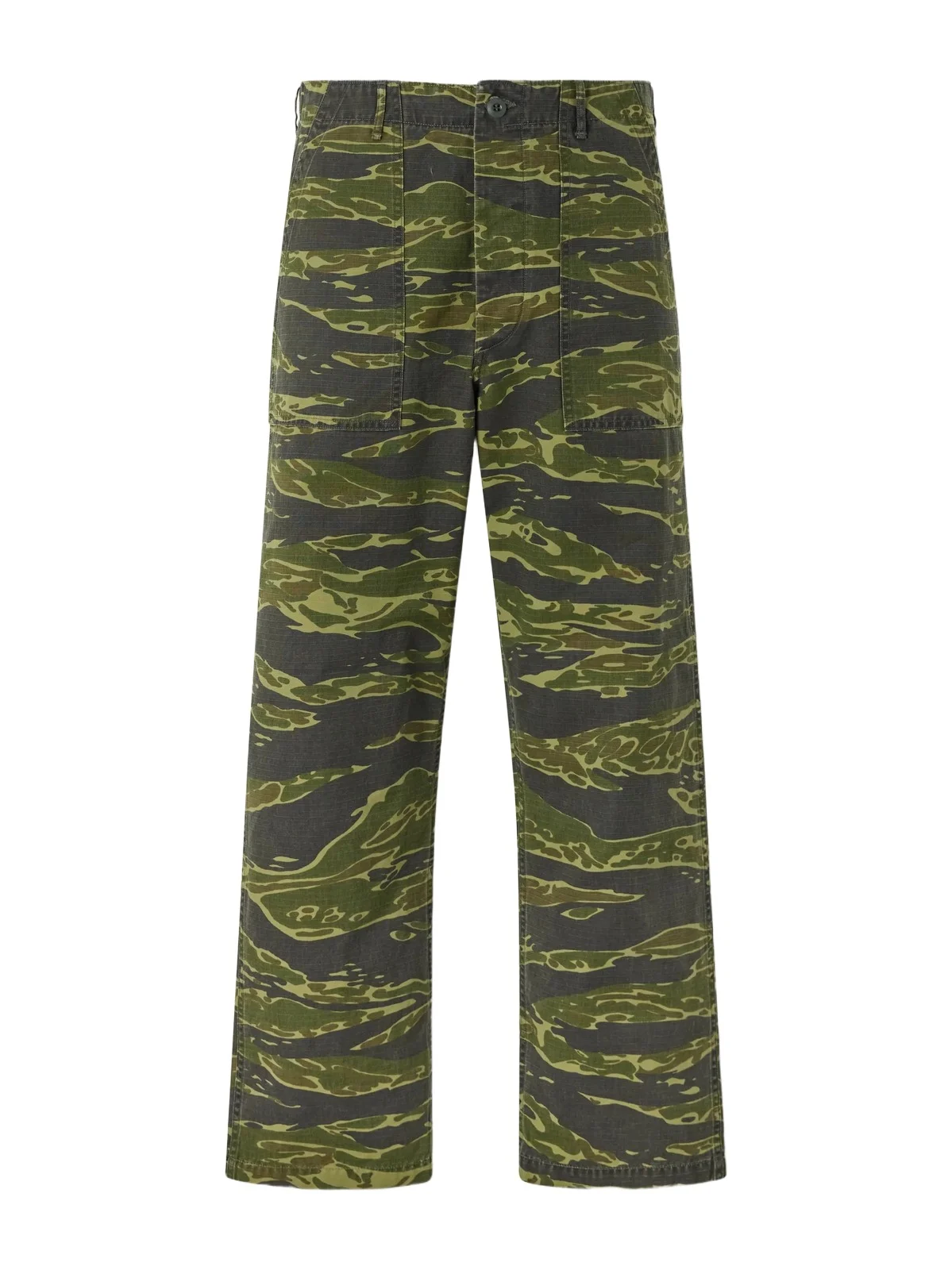 U.S. Army Fatigue Printed Straight-Leg Rip-Stop Cotton Trousers - Men U.S. Army Fatigue Printed Straight-Leg Rip-Stop Cotton Trousers - Men