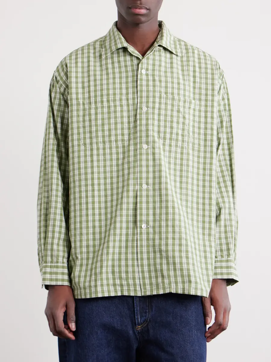 Beams Plus Checked Madras Cotton Shirt - Men | Thumbnail 3