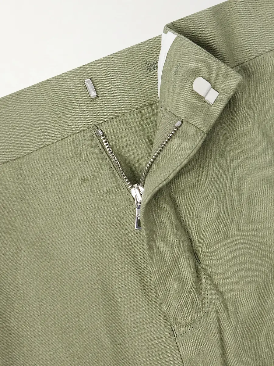 Orlebar Brown Griffon Tapered Linen Trousers - Men | Thumbnail 6