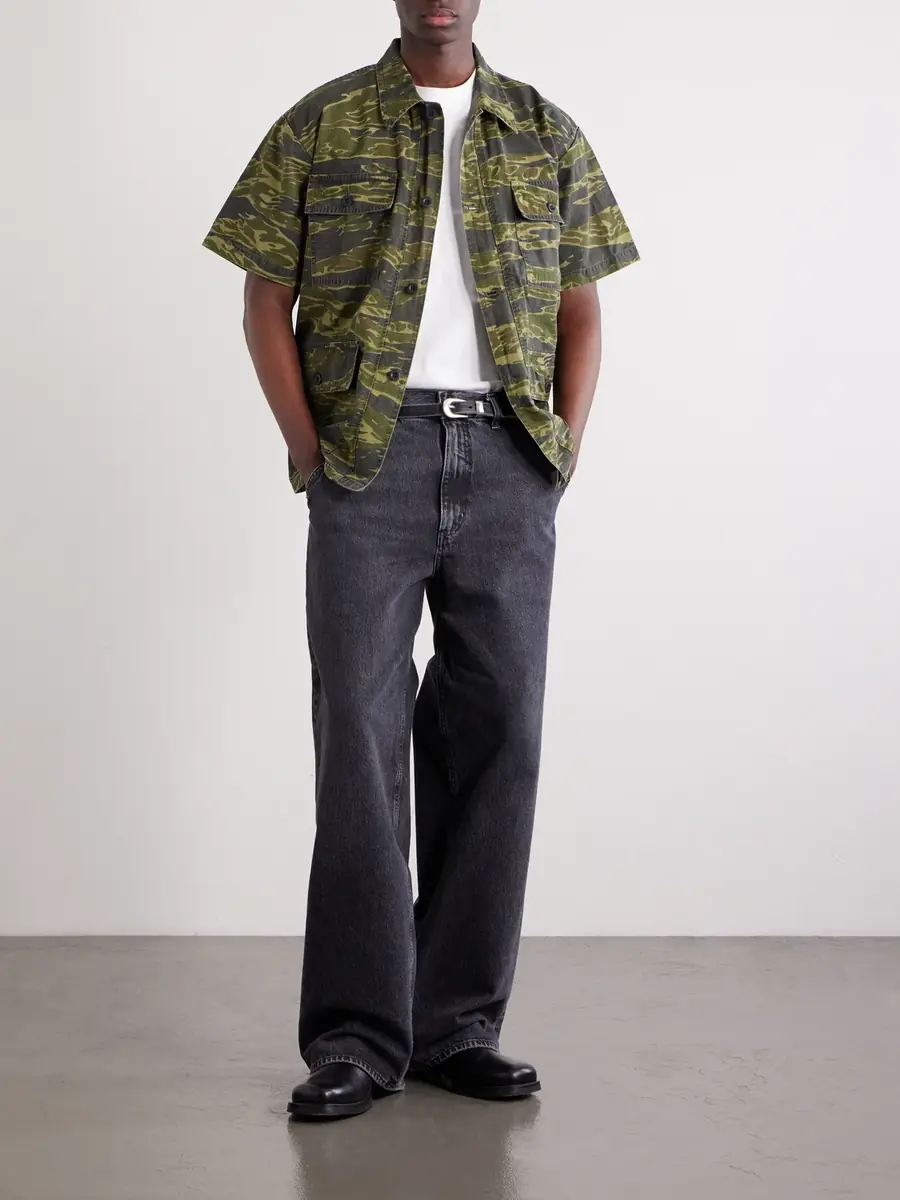 OrSlow Camouflage-Print Cotton-Riptop Shirt - Men | Thumbnail 2 OrSlow Camouflage-Print Cotton-Riptop Shirt - Men | Thumbnail 2
