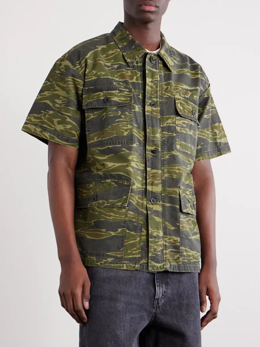 OrSlow Camouflage-Print Cotton-Riptop Shirt - Men | Thumbnail 3 OrSlow Camouflage-Print Cotton-Riptop Shirt - Men | Thumbnail 3