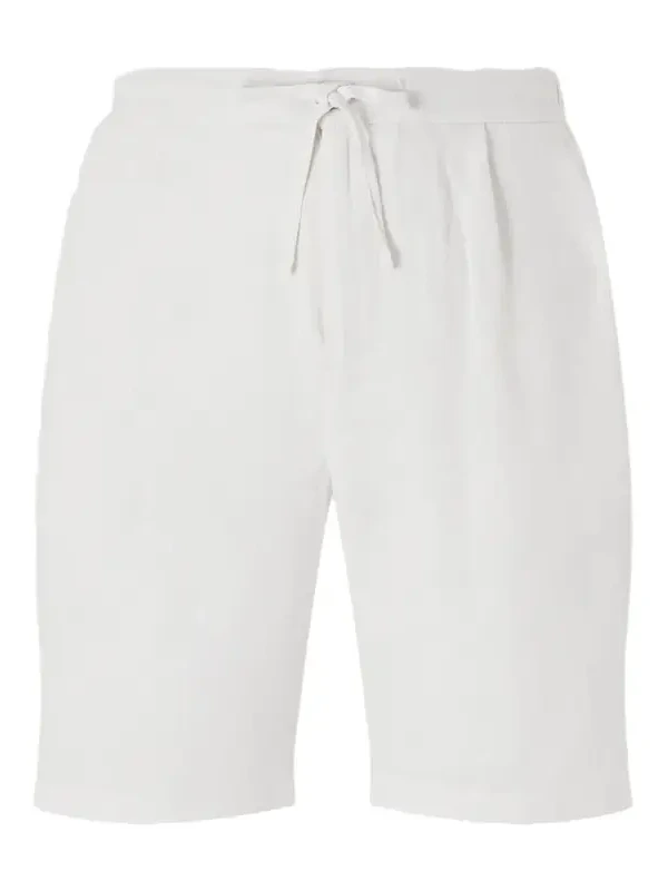 Rui Straight-Let Pleated Drawstring Shorts - Men