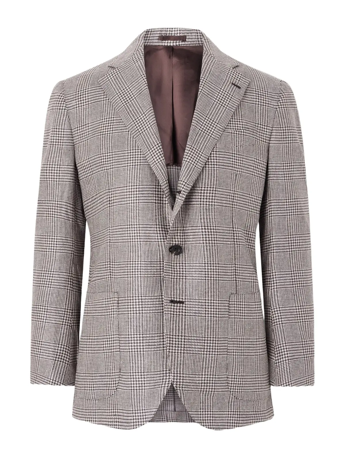 Waverly Prince of Wales Checked Silk Blazer - Men