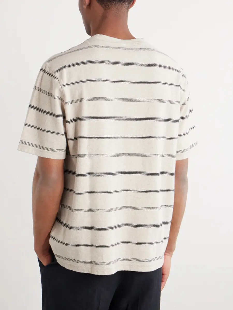 MR P. Striped Cotton-Jersey T-Shirt - Men | Thumbnail 4 MR P. Striped Cotton-Jersey T-Shirt - Men | Thumbnail 4