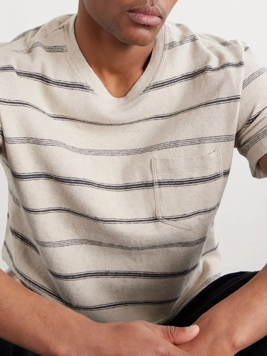MR P. Striped Cotton-Jersey T-Shirt - Men | Thumbnail 5 MR P. Striped Cotton-Jersey T-Shirt - Men | Thumbnail 5