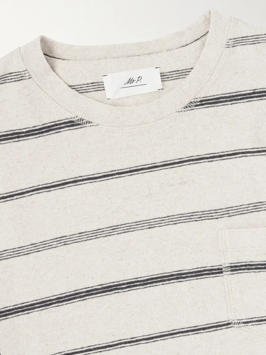 MR P. Striped Cotton-Jersey T-Shirt - Men | Thumbnail 6 MR P. Striped Cotton-Jersey T-Shirt - Men | Thumbnail 6