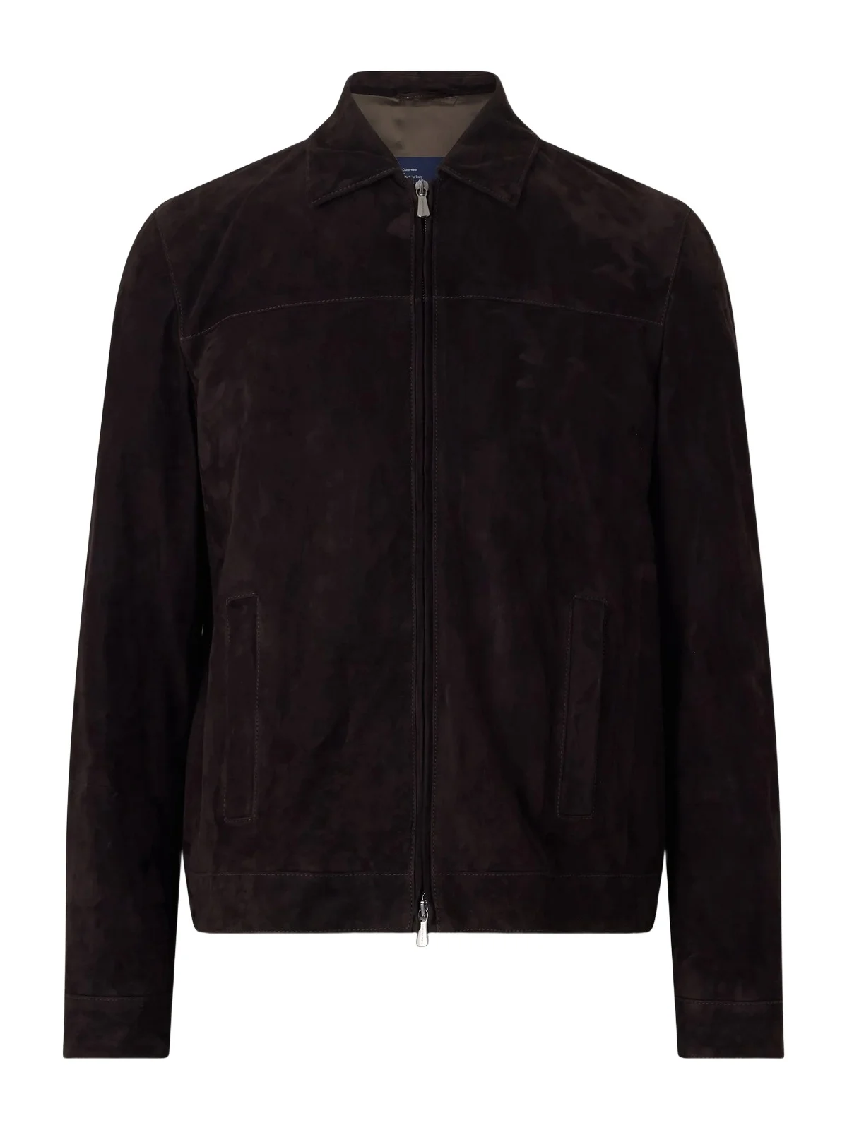 Thom Sweeney Suede Bomber Jacket - Men