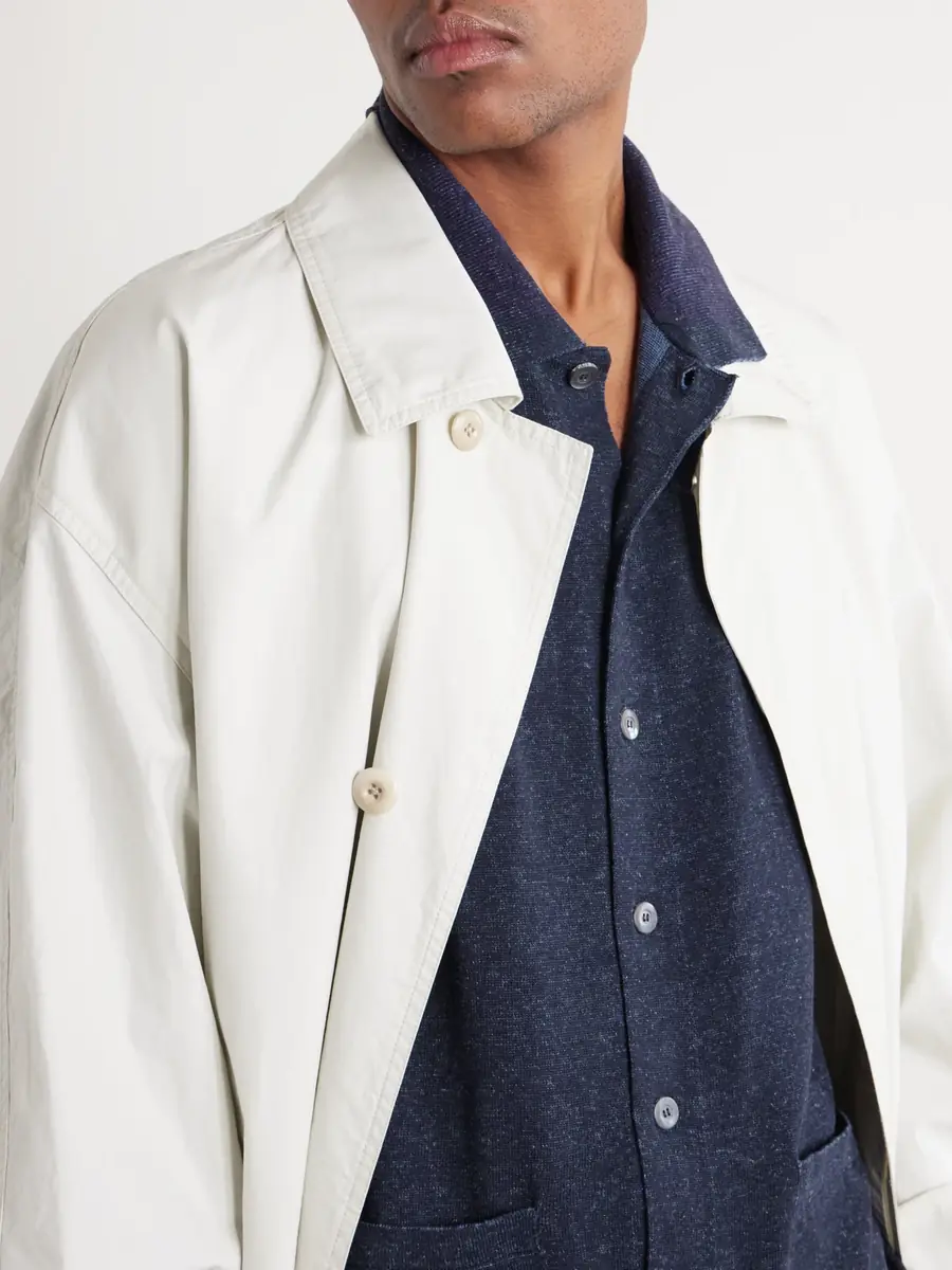 PIACENZA 1733 Silk and Linen-Blend Chore Overshirt - Men | Thumbnail 6 PIACENZA 1733 Silk and Linen-Blend Chore Overshirt - Men | Thumbnail 6