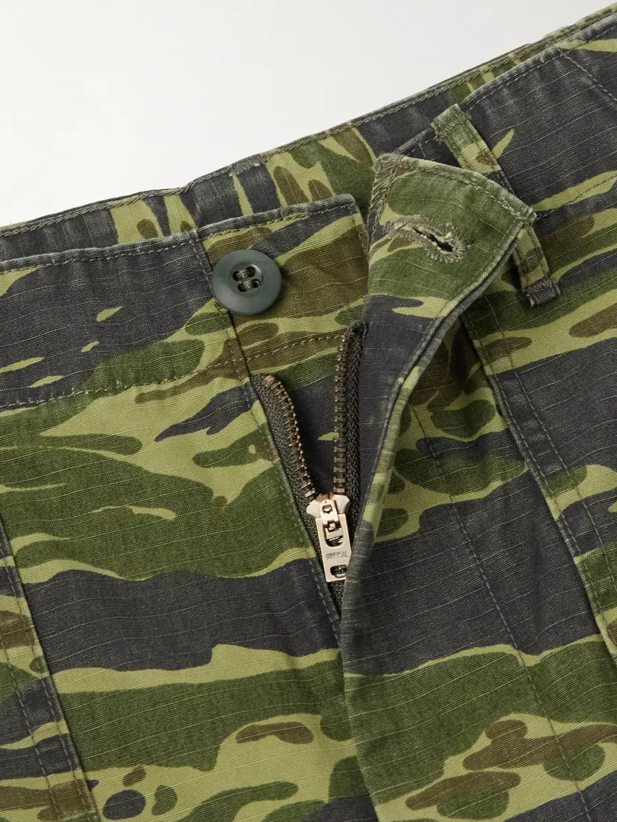 OrSlow U.S. Army Fatigue Printed Straight-Leg Rip-Stop Cotton Shorts - Men | Thumbnail 6 OrSlow U.S. Army Fatigue Printed Straight-Leg Rip-Stop Cotton Shorts - Men | Thumbnail 6