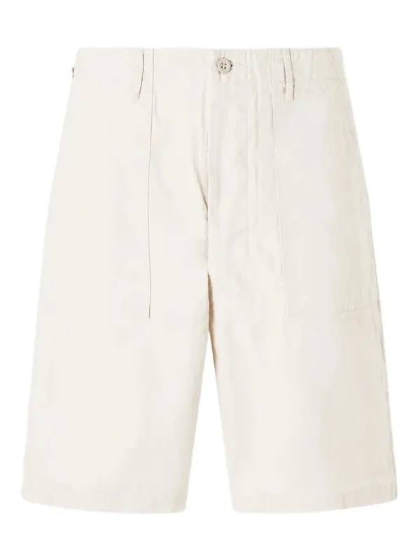 Summer Fatigue Straight-Leg Cotton Shorts - Men