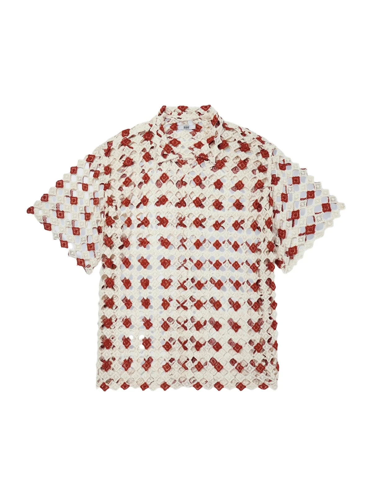 Cotton-Lace Shirt - Men Cotton-Lace Shirt - Men