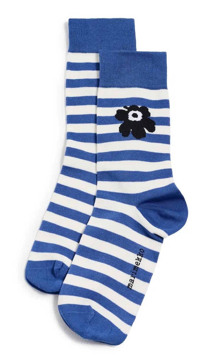 Marimekko Kasvaa Tasaraita Unikko One Socks | Thumbnail 4