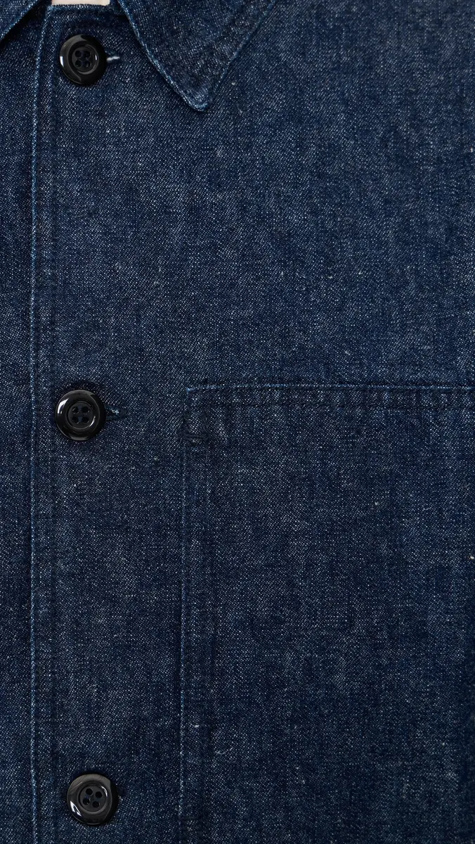 Knickerbocker Mafra Denim Cotton and Linen Overshirt | Thumbnail 6 Knickerbocker Mafra Denim Cotton and Linen Overshirt | Thumbnail 6
