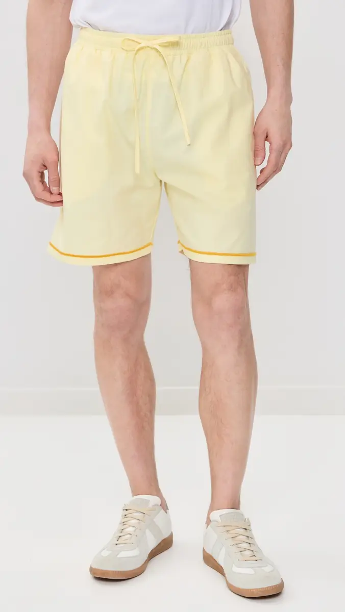Fanm Mon Talha Embroidered Linen Shorts 6 | Thumbnail 2