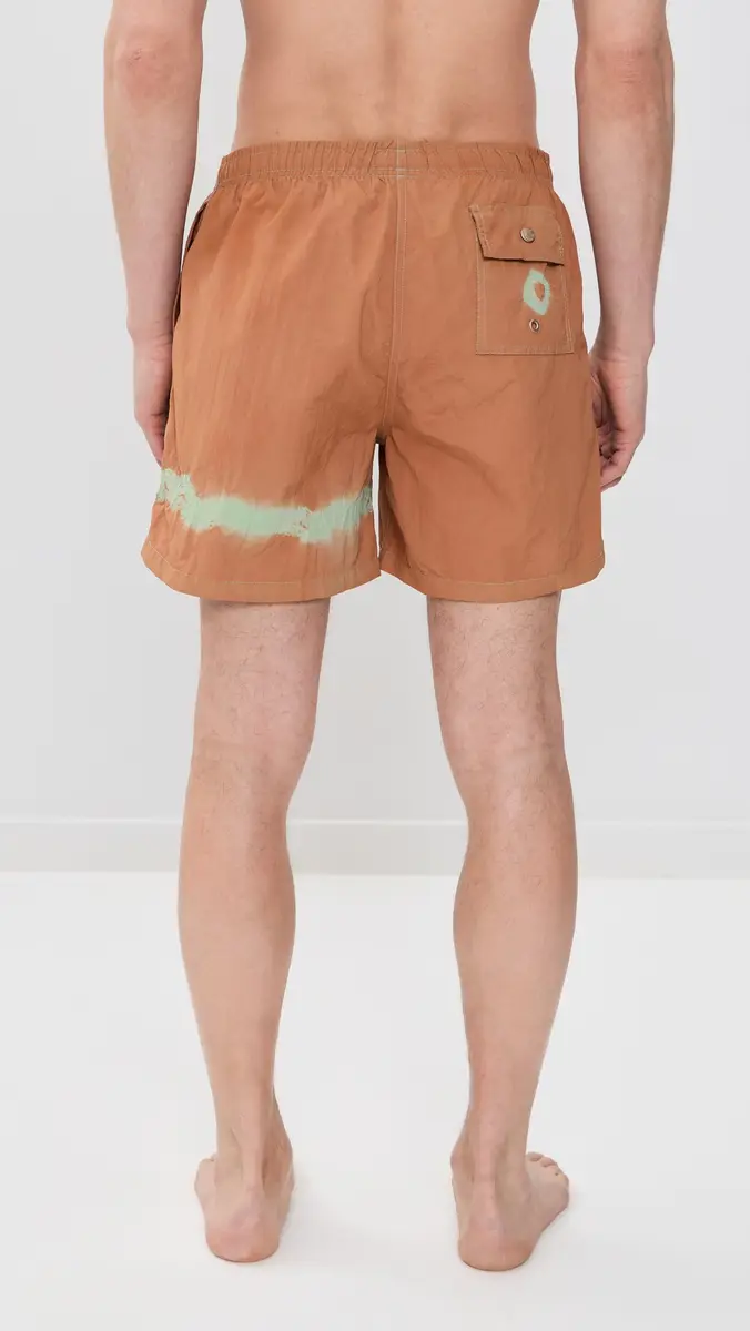 Bather Caeterpillar x Overdyed Swim Trunks 6 adder Blue | Thumbnail 3 Bather Caeterpillar x Overdyed Swim Trunks 6 adder Blue | Thumbnail 3