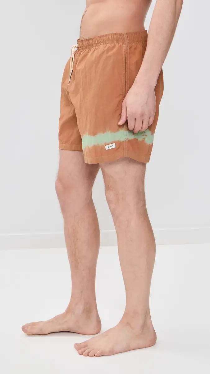 Bather Caeterpillar x Overdyed Swim Trunks 6 adder Blue | Thumbnail 4 Bather Caeterpillar x Overdyed Swim Trunks 6 adder Blue | Thumbnail 4