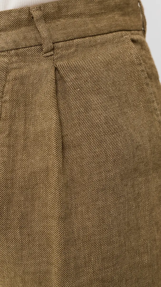 Alex Crane Pleated Linen Alta Trousers | Thumbnail 6 Alex Crane Pleated Linen Alta Trousers | Thumbnail 6