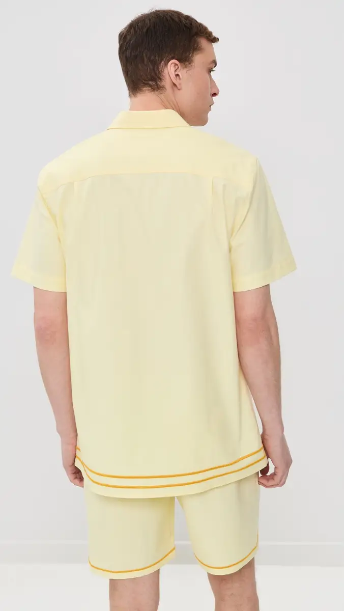 Fanm Mon Efe Embroidered Linen Camp Shirt | Thumbnail 3 Fanm Mon Efe Embroidered Linen Camp Shirt | Thumbnail 3