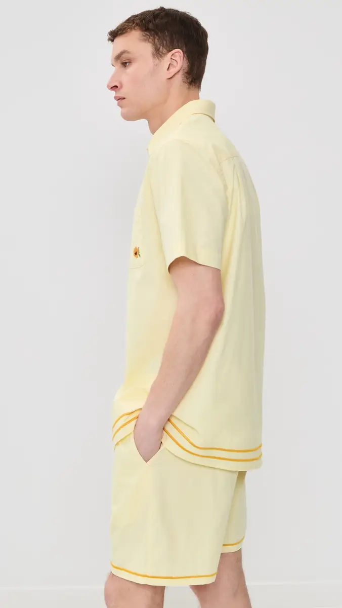 Fanm Mon Efe Embroidered Linen Camp Shirt | Thumbnail 4 Fanm Mon Efe Embroidered Linen Camp Shirt | Thumbnail 4